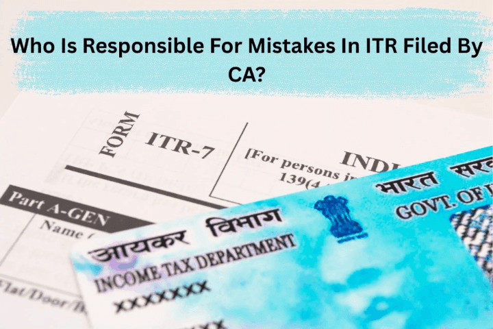 ITR Filed By CA