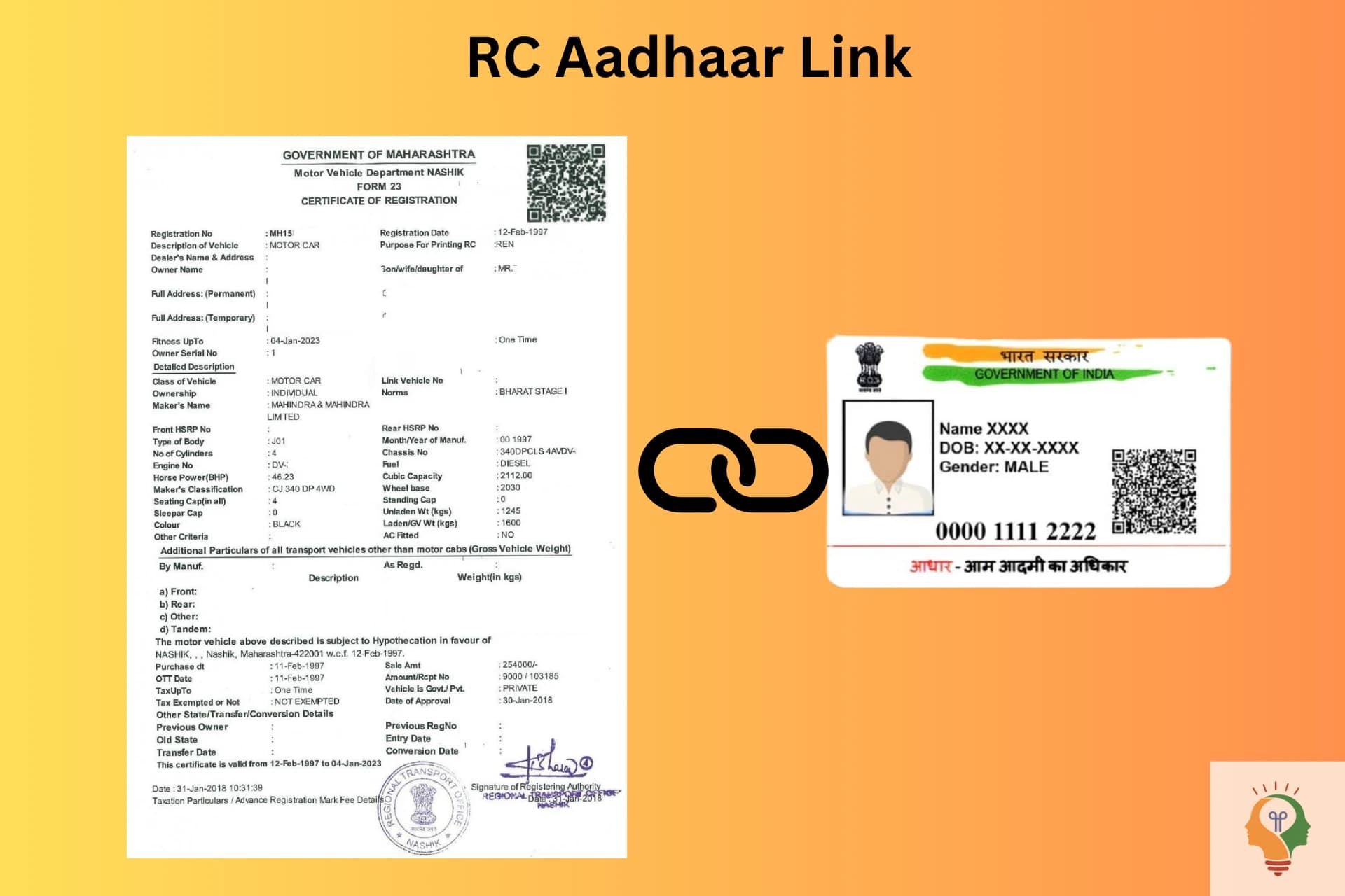 RC Aadhaar Link