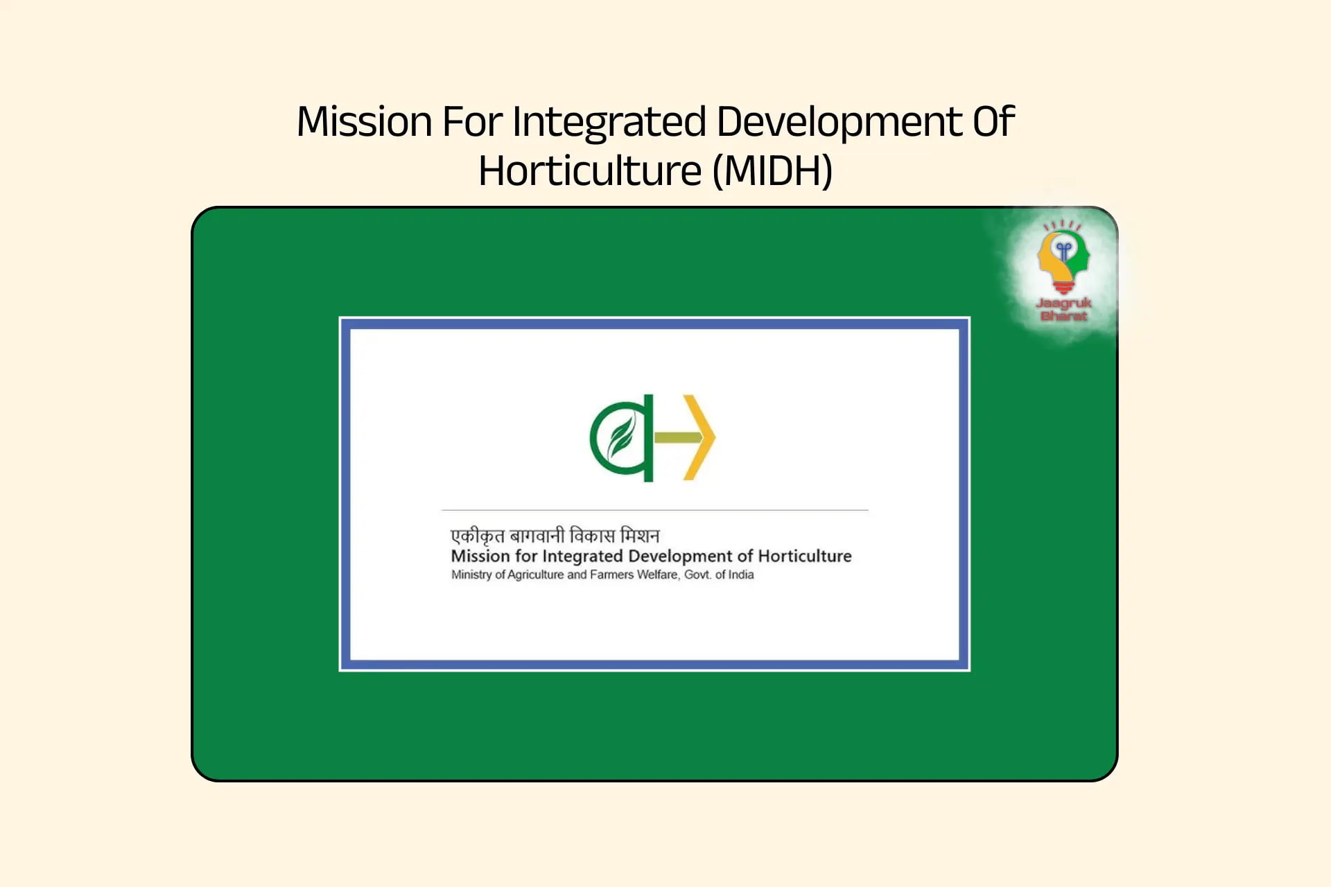 Mission for Integrated Development of Horticulture (MIDH)
