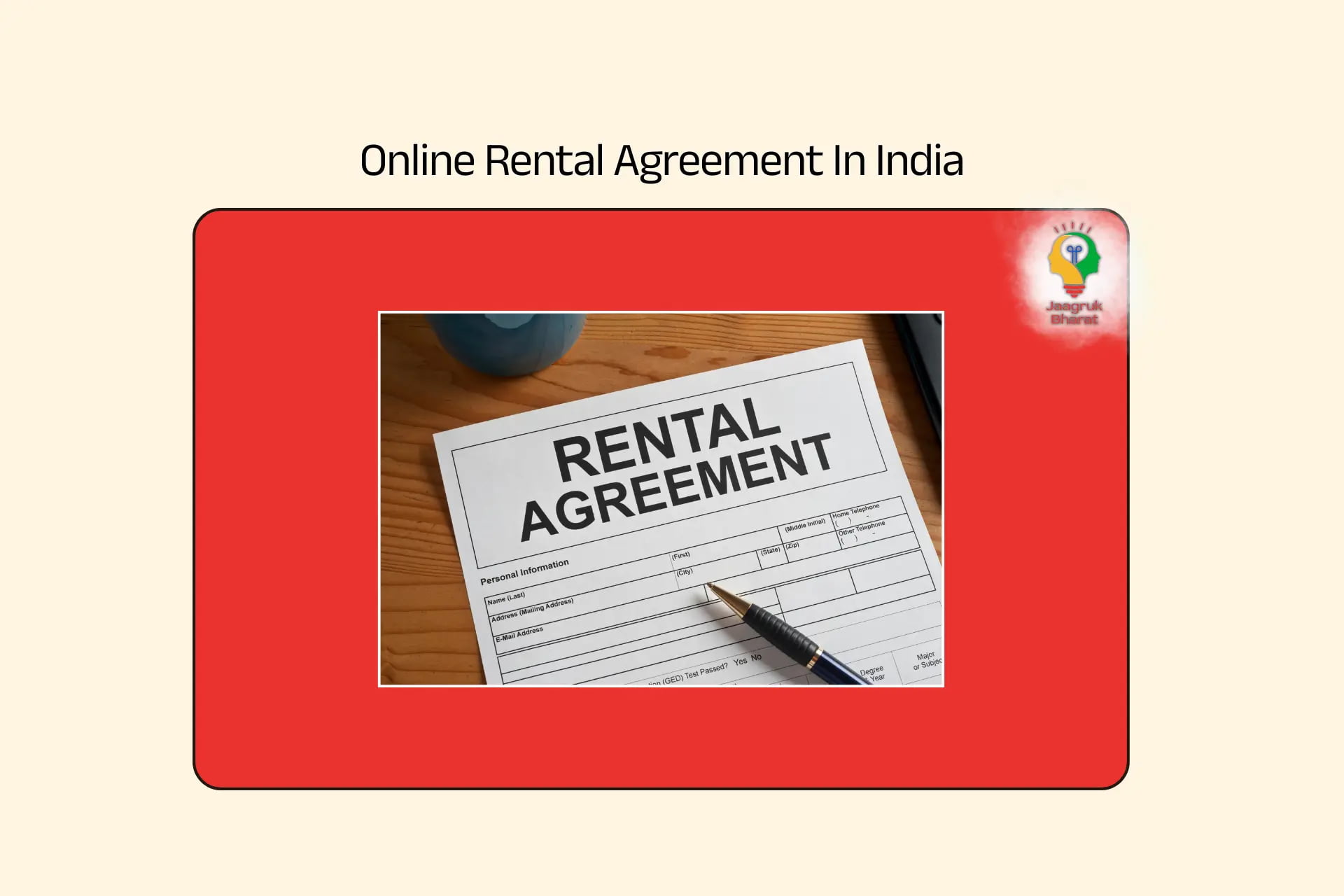 online rental agreement