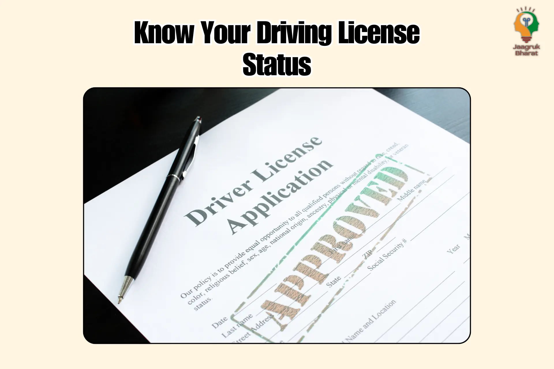 Driving License Status