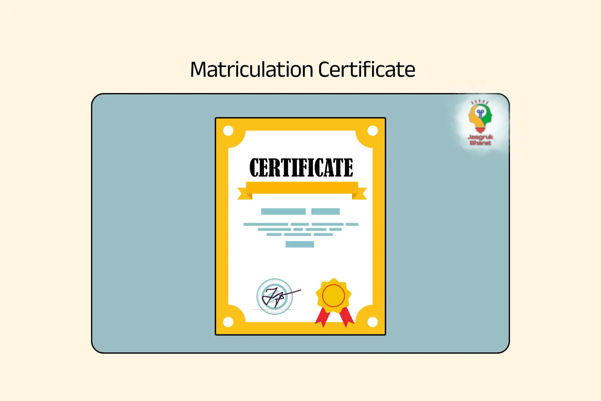 Matriculation Certificate