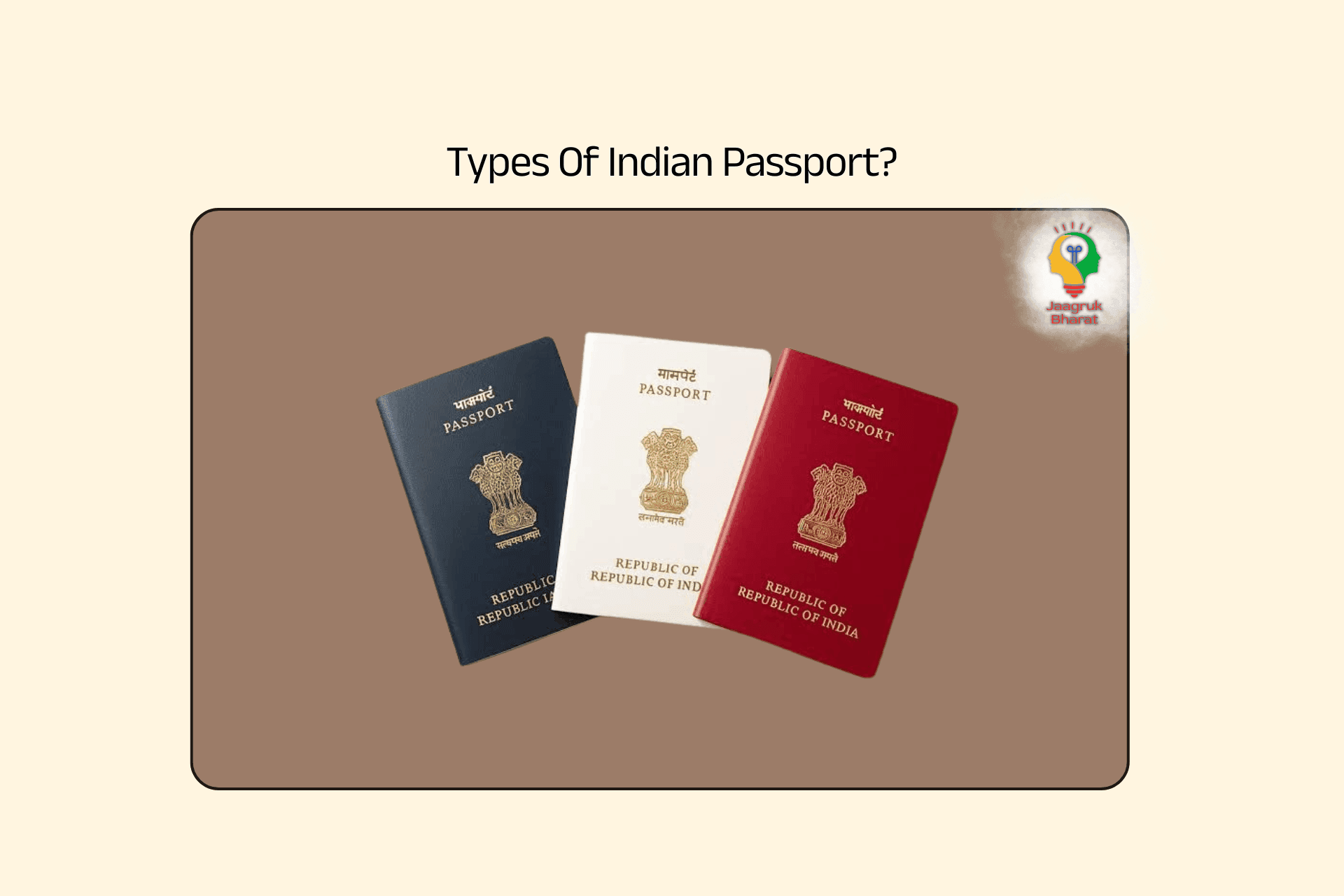 Different types of passport