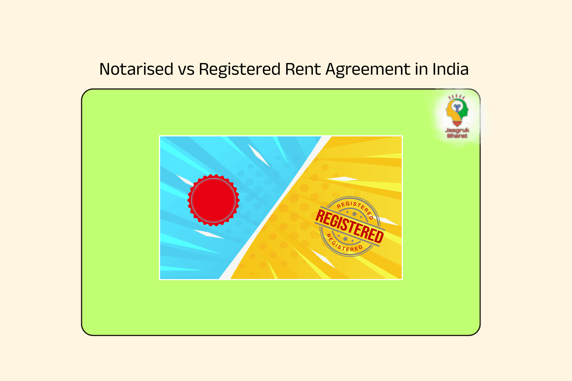 Notarised vs Registered Rent Agreement