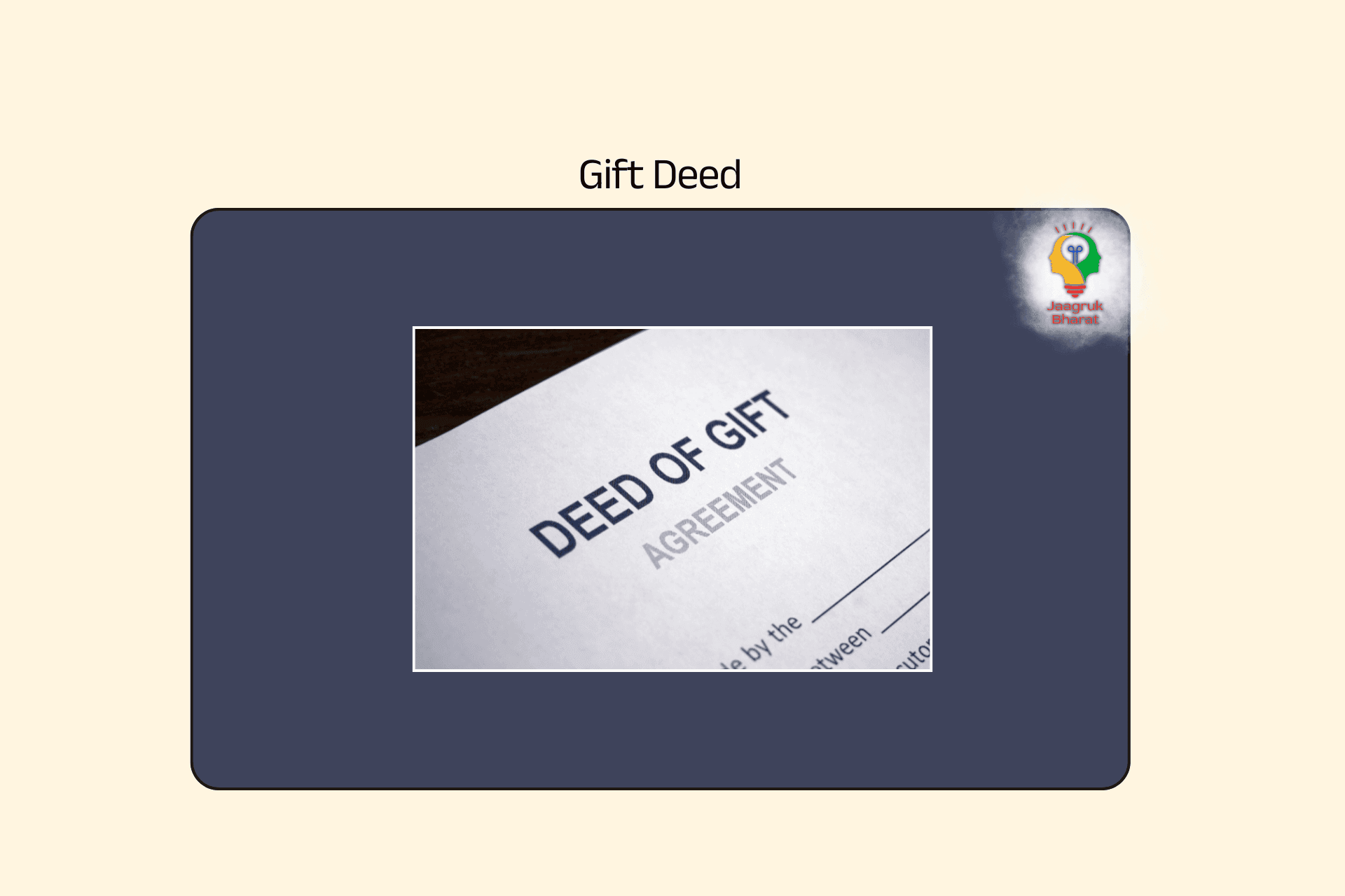Gift Deed India