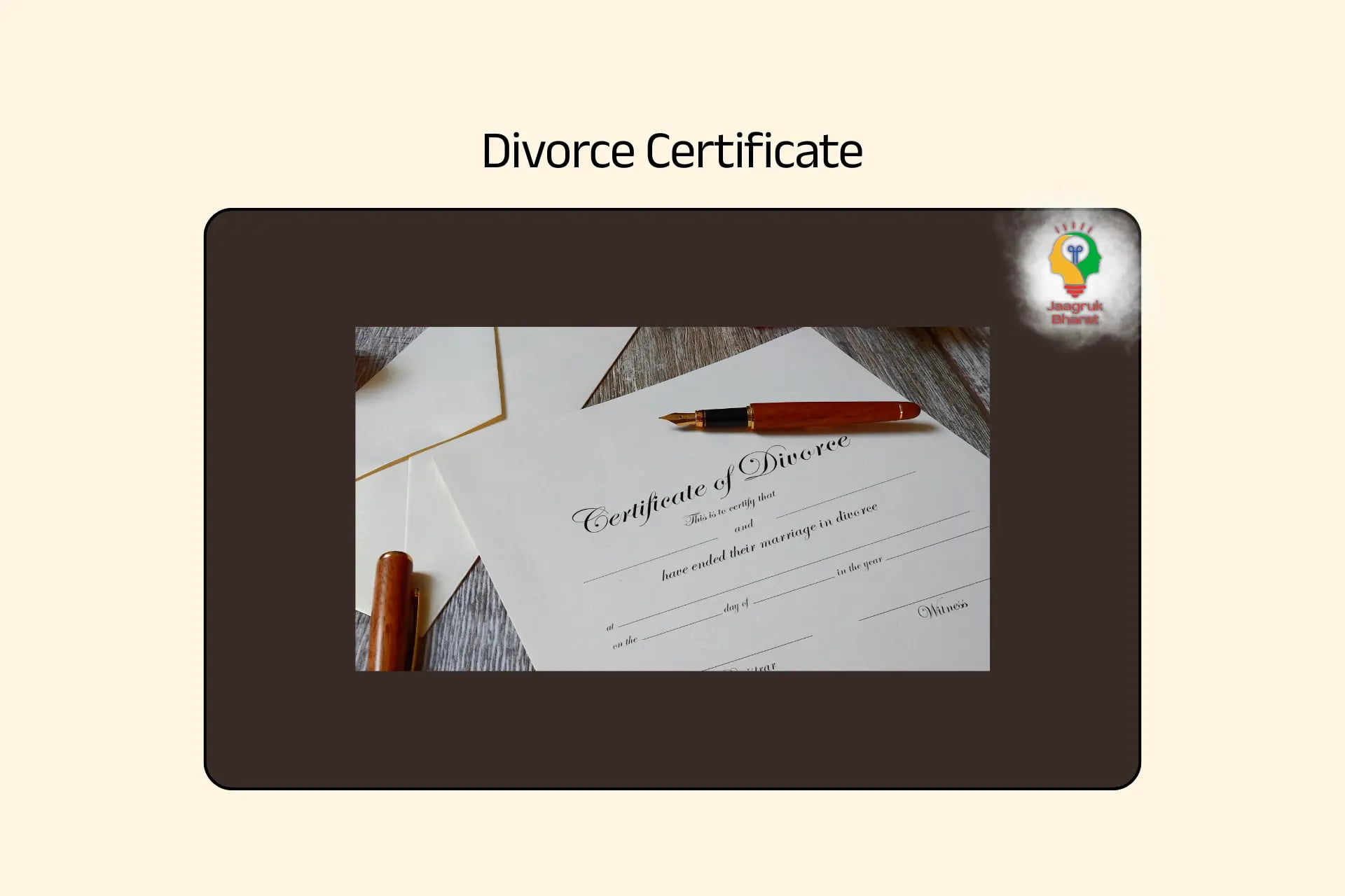 Divorce Certificate