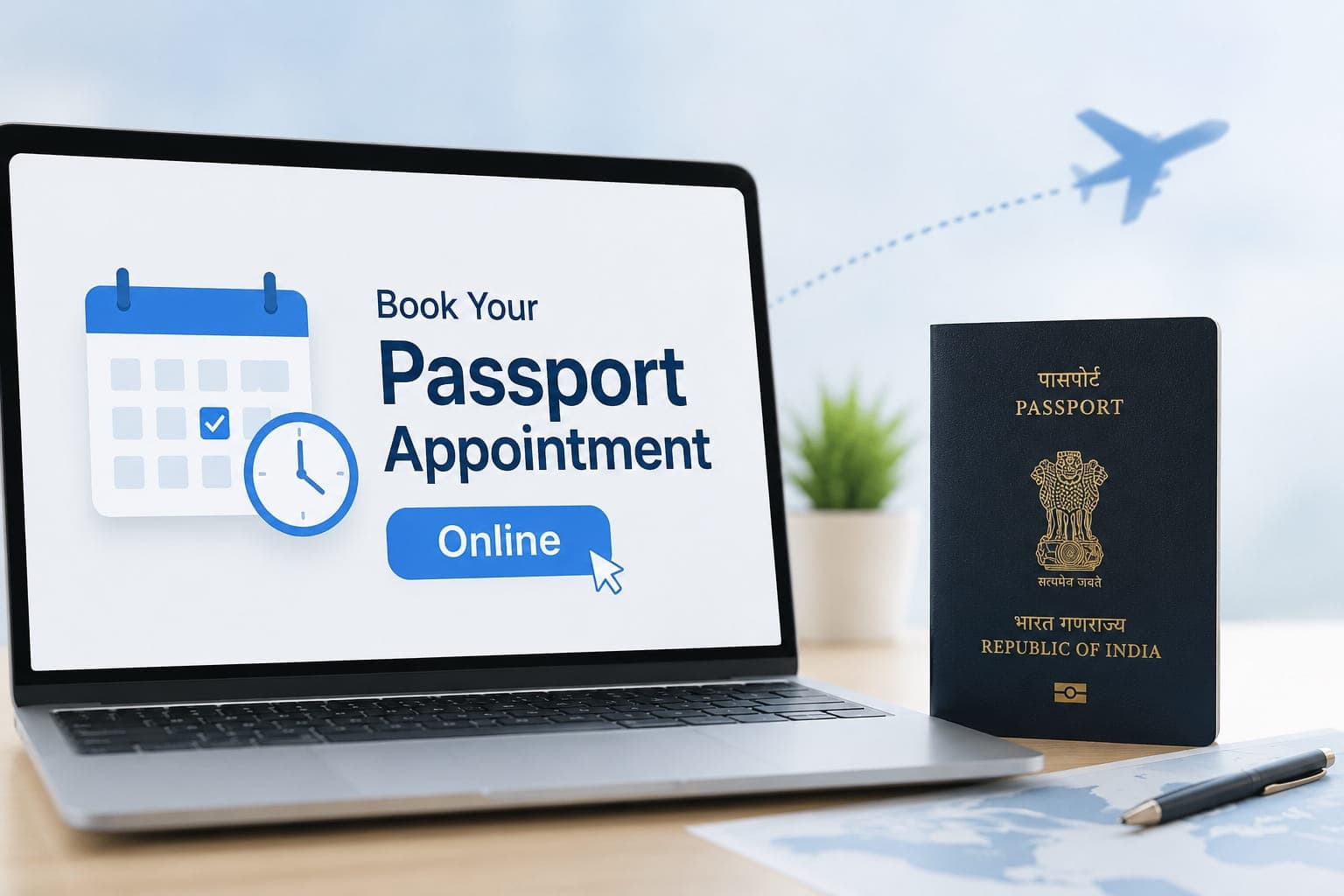 Book passport appointment